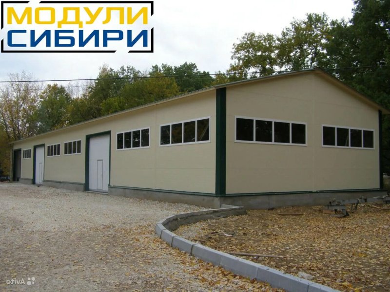 Проект ангара из сэндвич панелей 1500 м