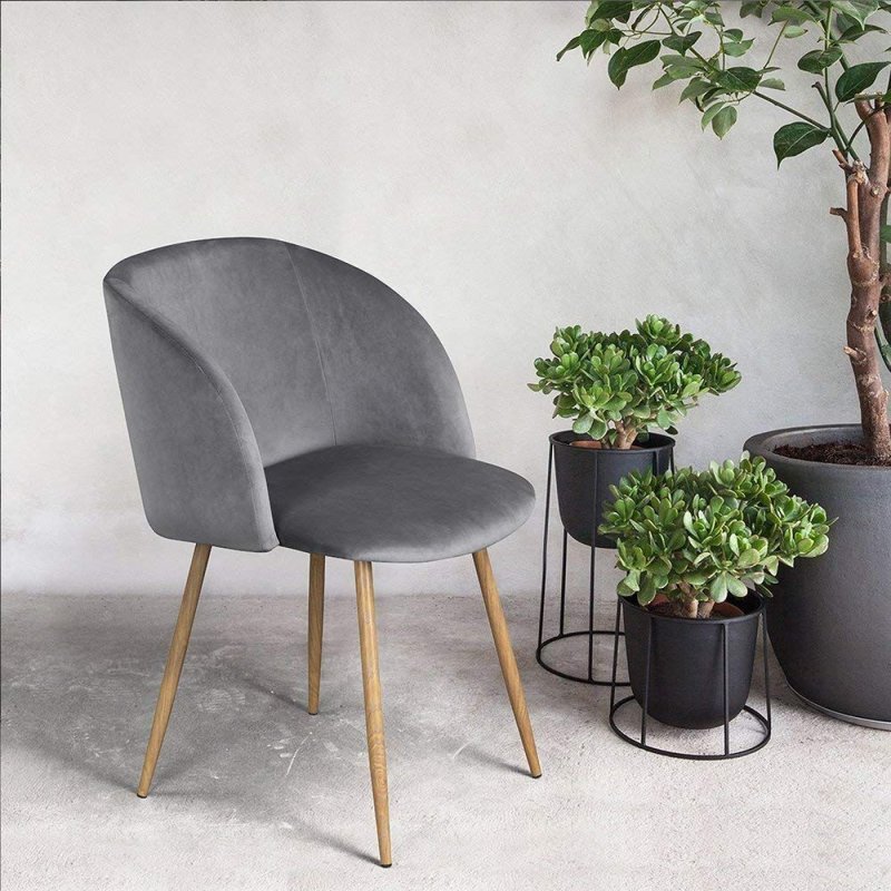 Стул лион velvet grey