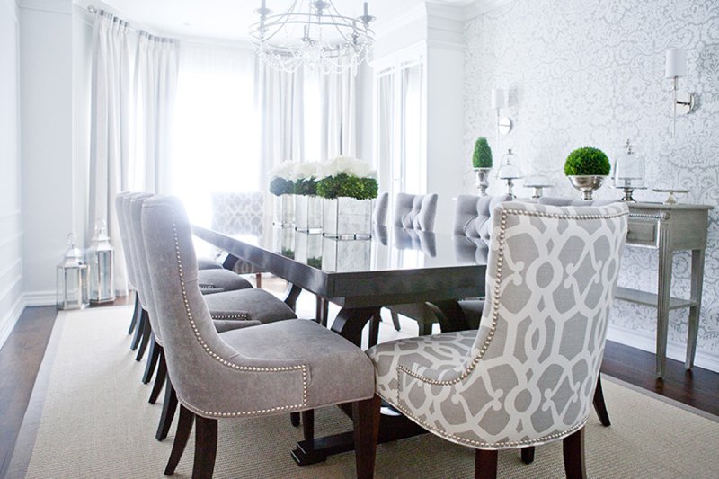 Стулья lisette grey dining
