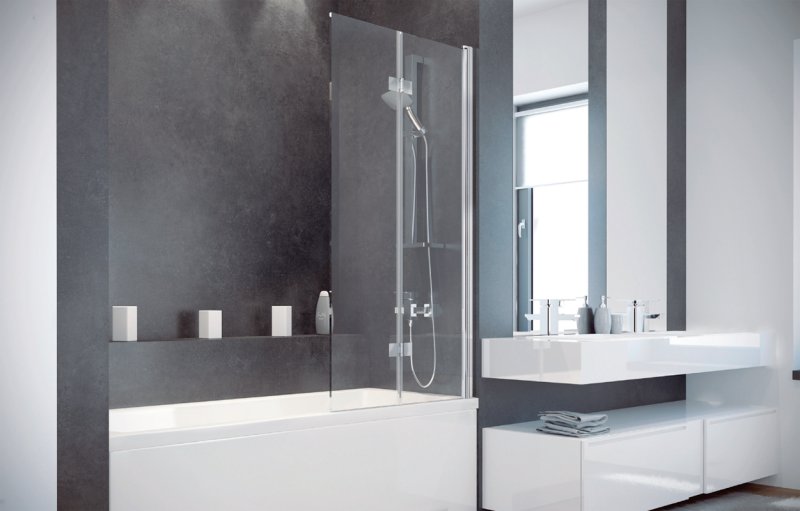 Шторка на ванну huppe design pure