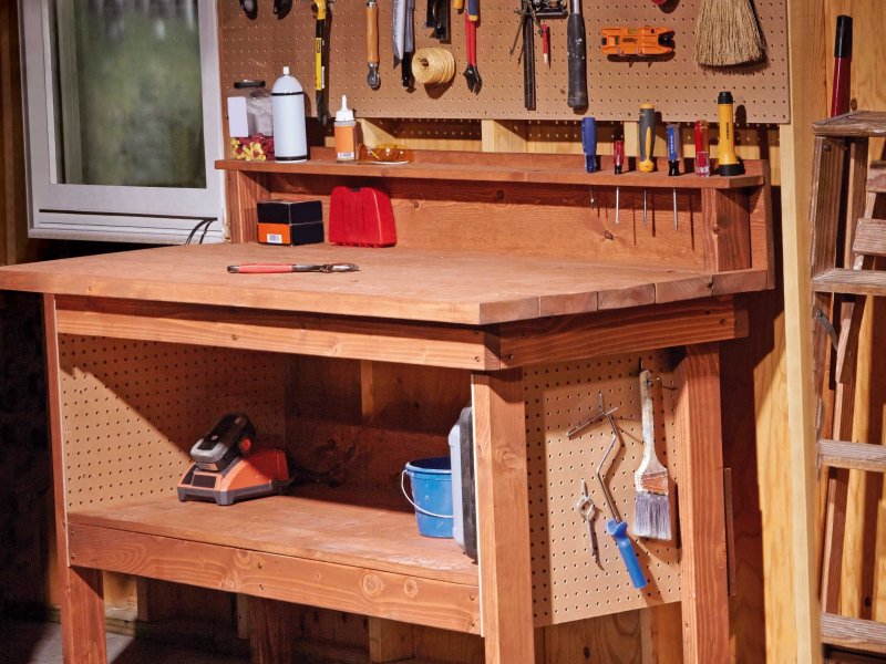 Блочный верстак woodworker