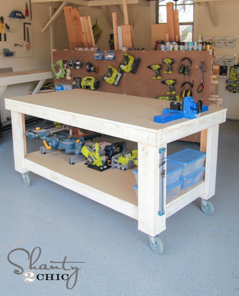 Woodworking workbench