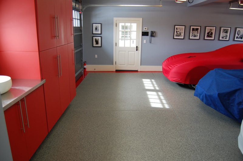 Epoxy garage flooring