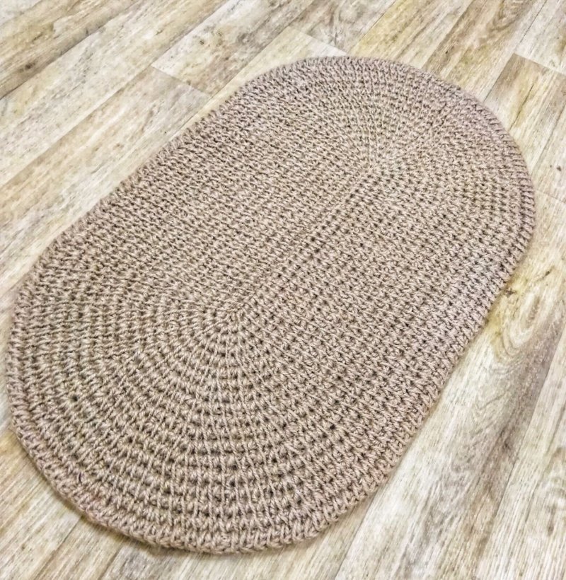 Сканди коврик из джута