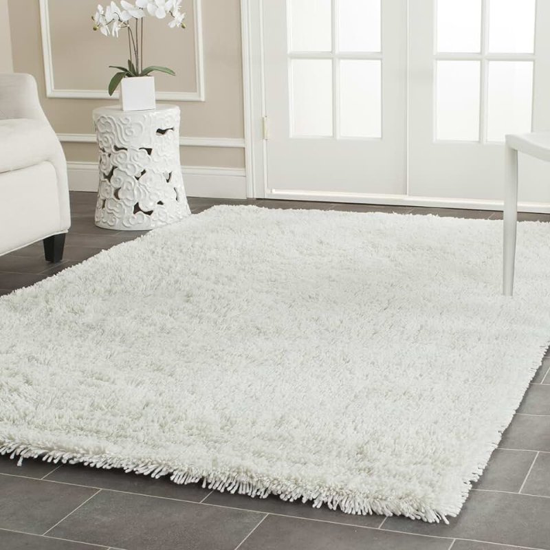 Ковёр luxury shaggy white
