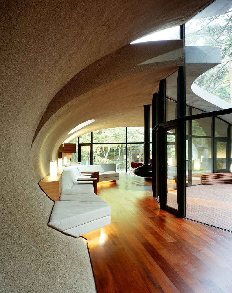Вилла shell house в поселке каруидзава