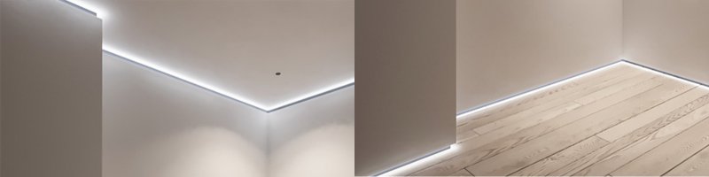 Плинтуса с подсветкой