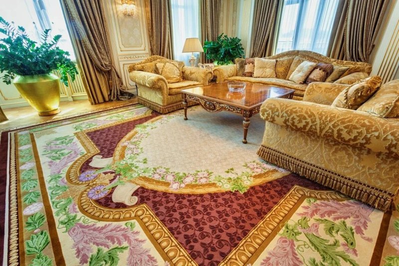 Красивые ковры в интерьере