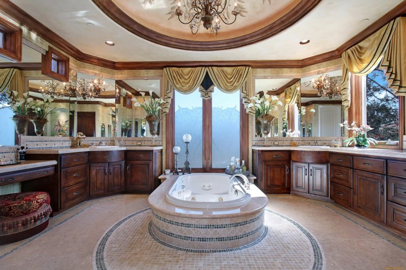Luxury mansion interior ванная