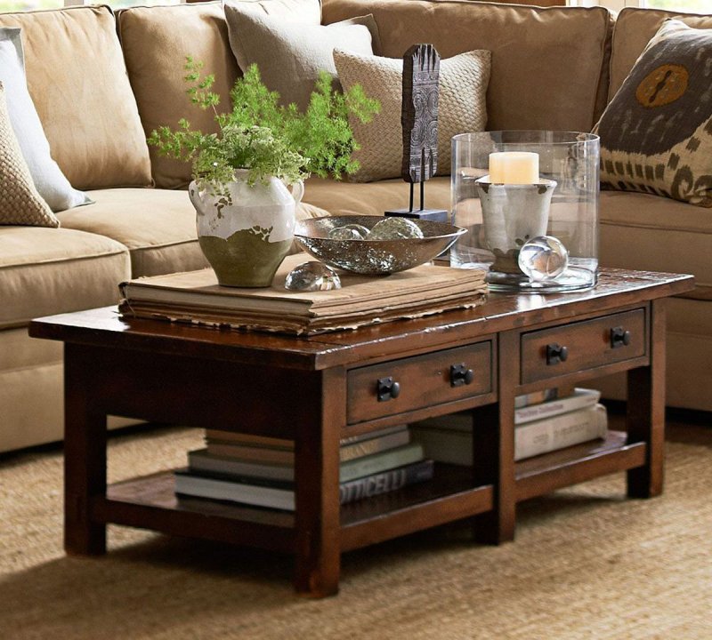 Pottery barn стол журнальный