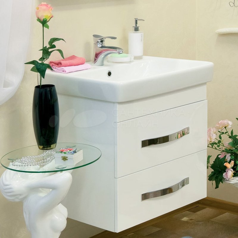 Тумба с раковиной sanflor одри 80