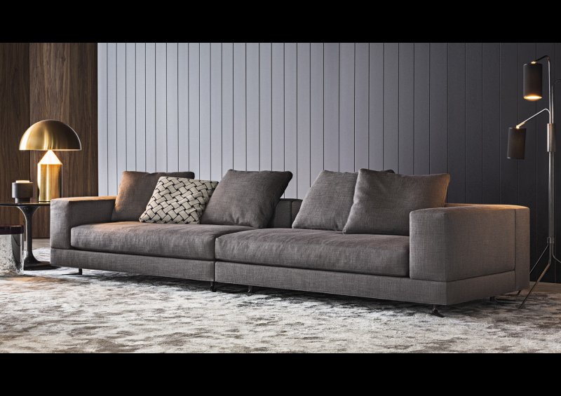 Minotti powell диван