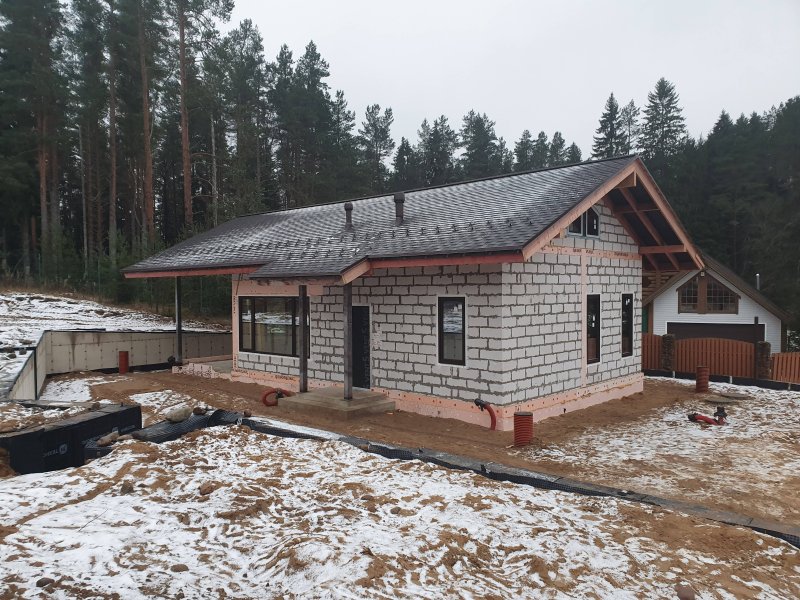 Баня из газосиликатных блоков