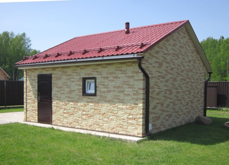 Отделка гаража снаружи