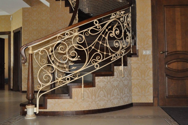 Кованые перила ангелины прудниковой