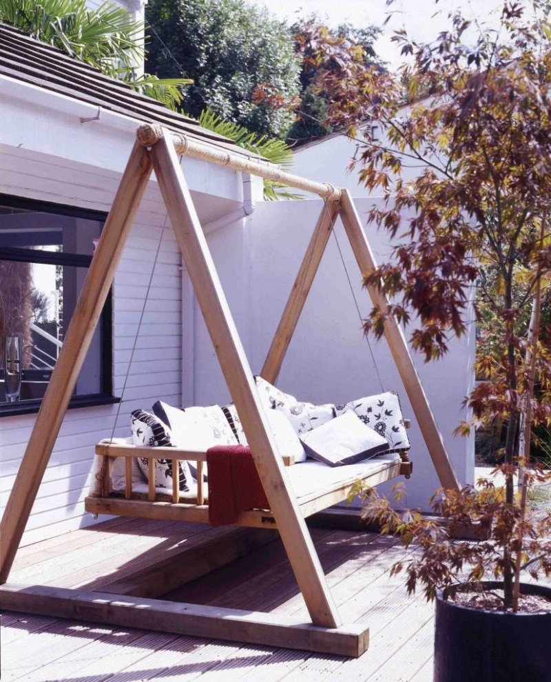 Диван качели wooden-swing