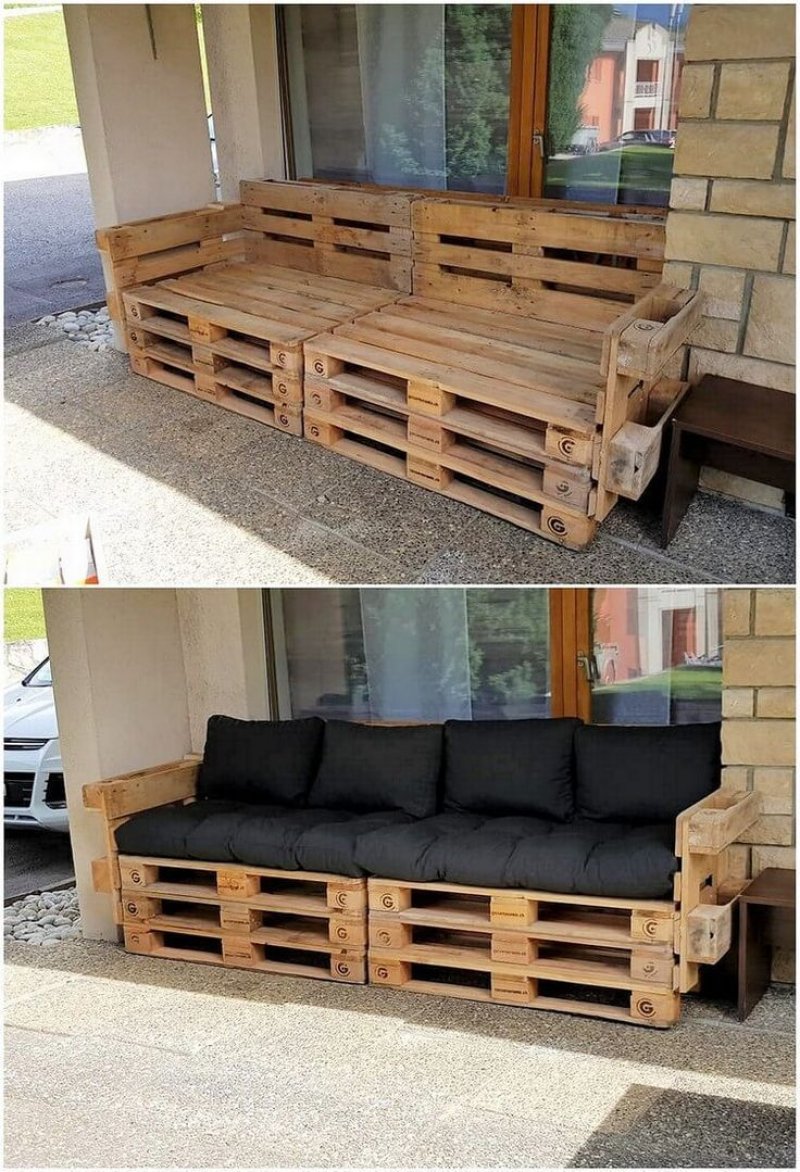 Мебель из европаллетов