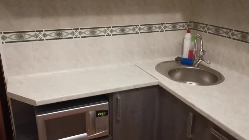 Угловая столешница из искусственного камня