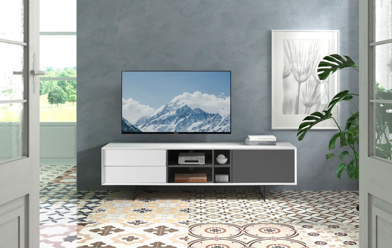 Тв тумба dupen tv131 белая