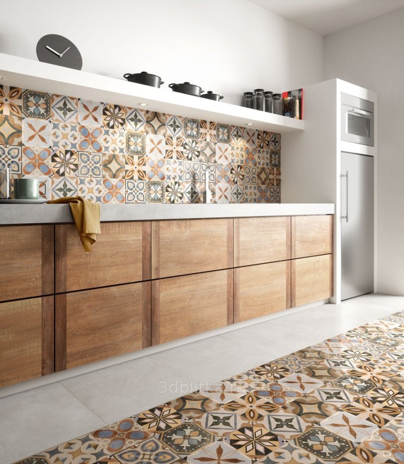 Керамогранит cersanit loft многоцветный