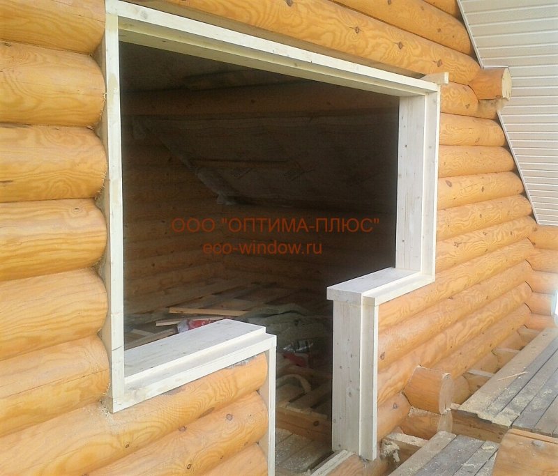 Окосячка в деревянном доме