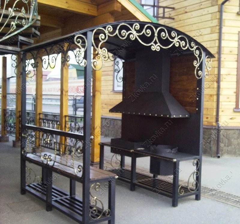 Мангал беседка мираж