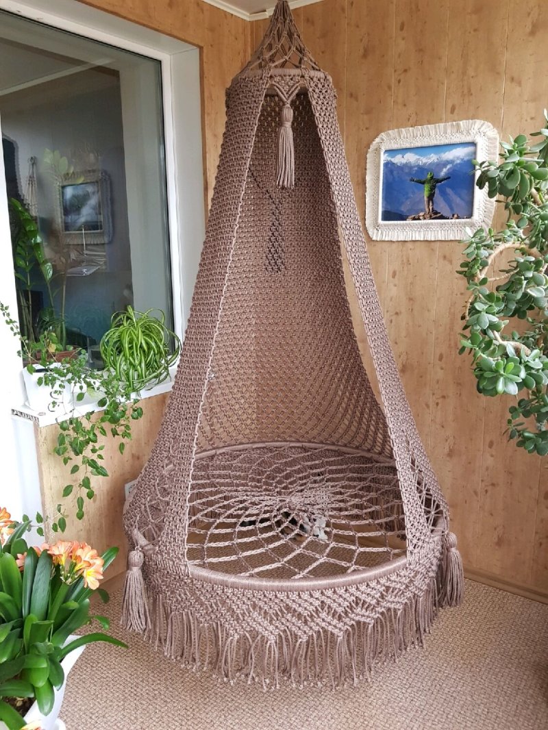 Макраме гамак кресло