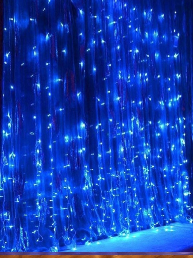 Гирлянда занавес led синий хм ip cl