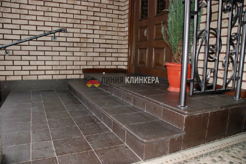 Клинкерная плитка для ступеней