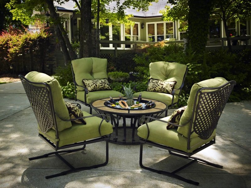Набор садовой мебели garden veranda green