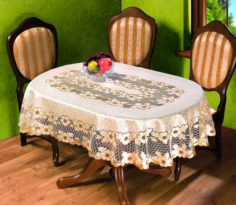 Скатерть haft 120x160 см овальная