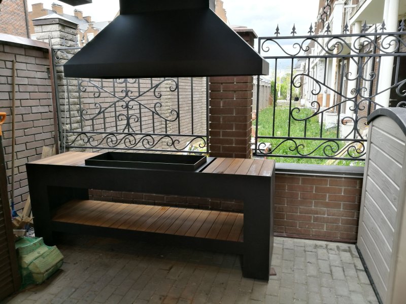 Барбекю из металла