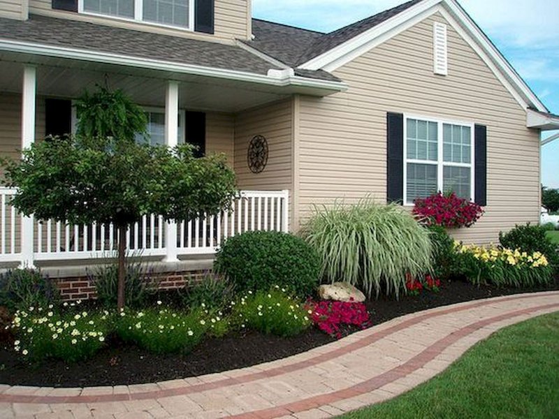 Front yard landscaping