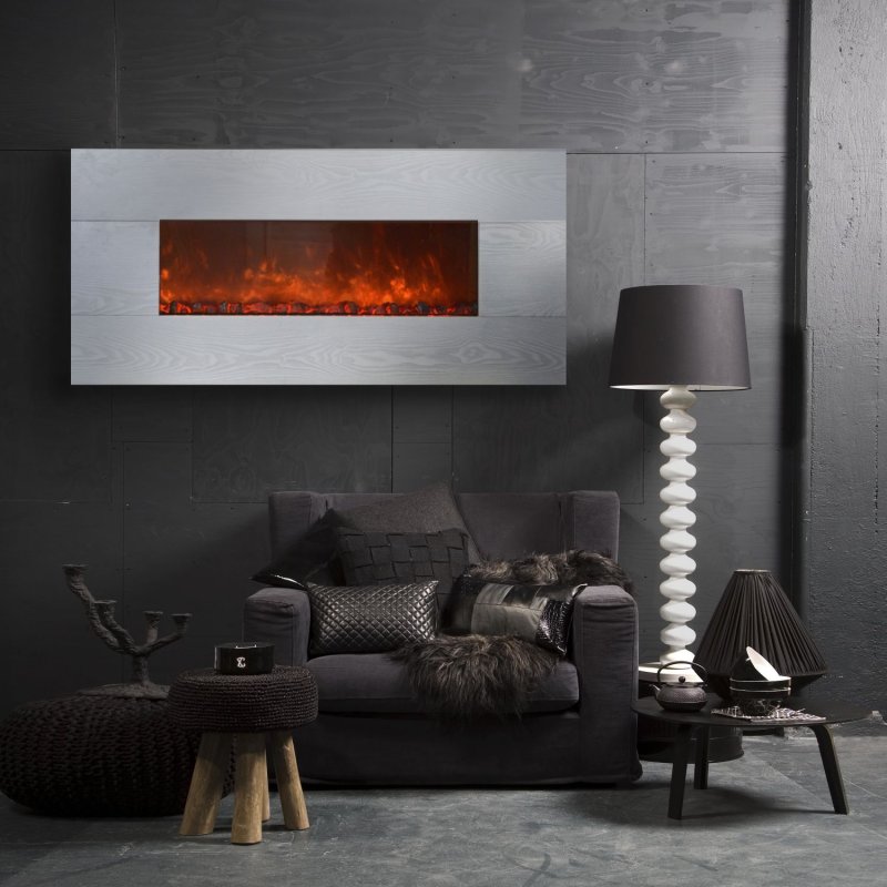 Настенный электрический камин glenrich genius 100