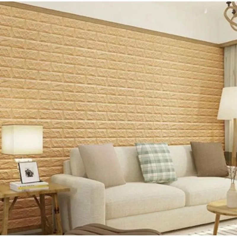 Панель d cамоклеющиеся мм кирпич бежевый brick beige