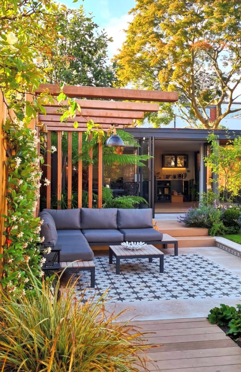 Garden patio