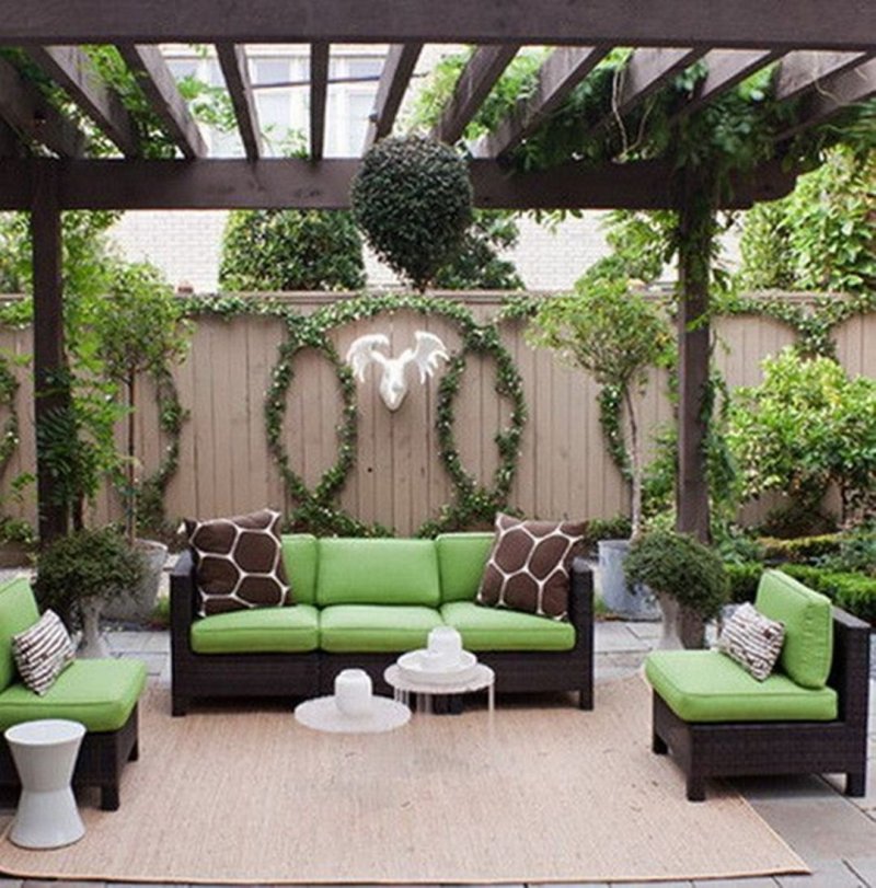 Backyard landscaping