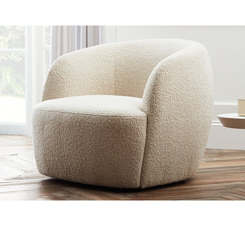 Кресло milk boucle chair