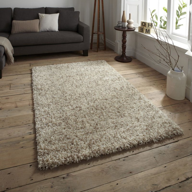 Ковёр luxury shaggy white