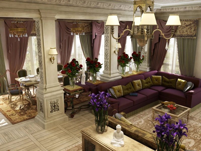 Интерьер ампир