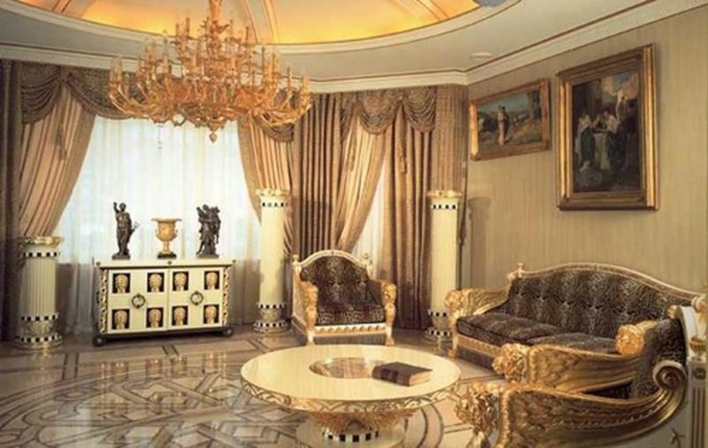 Интерьер в стиле ампир