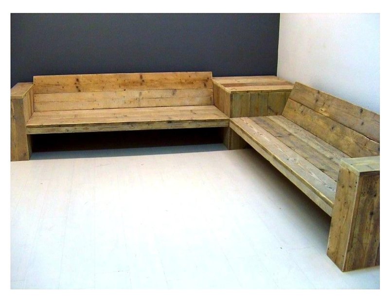 Модульная скамья wood bench