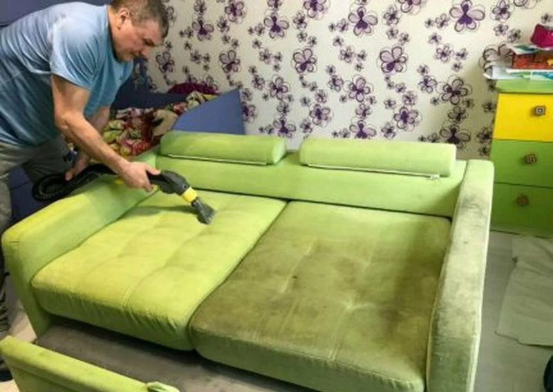 Чистка мягкой мебели на дому