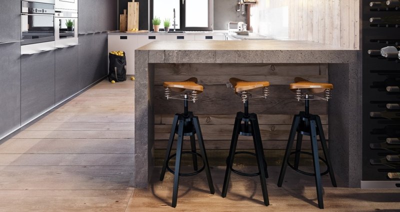 Барный стул industrial barstool
