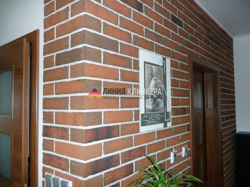 Клинкерный кирпич в интерьере