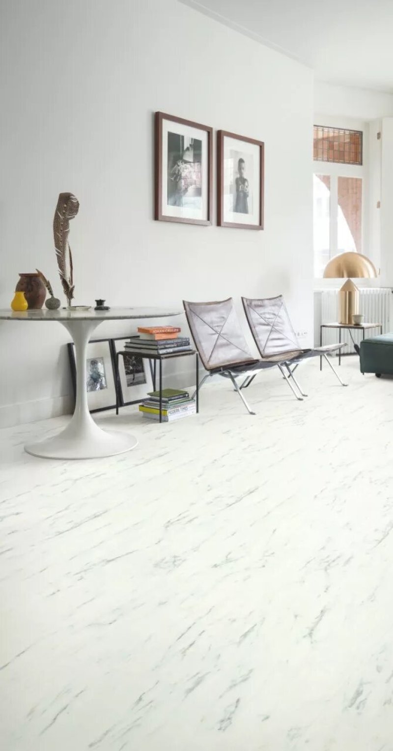 Плитка пвх quickstep итальянский мрамор ambient glue amgp