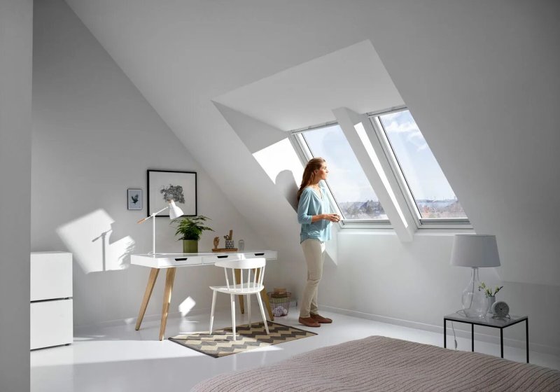 Мансардное окно velux