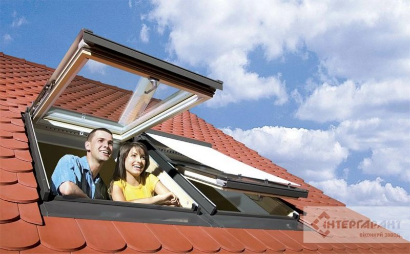 Мансардное окно velux