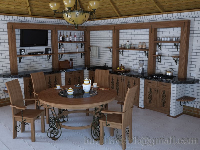 Кухня для беседки