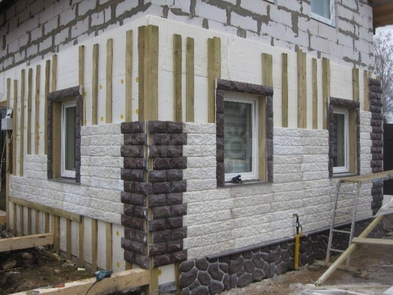 Отделка дома из газобетона снаружи варианты